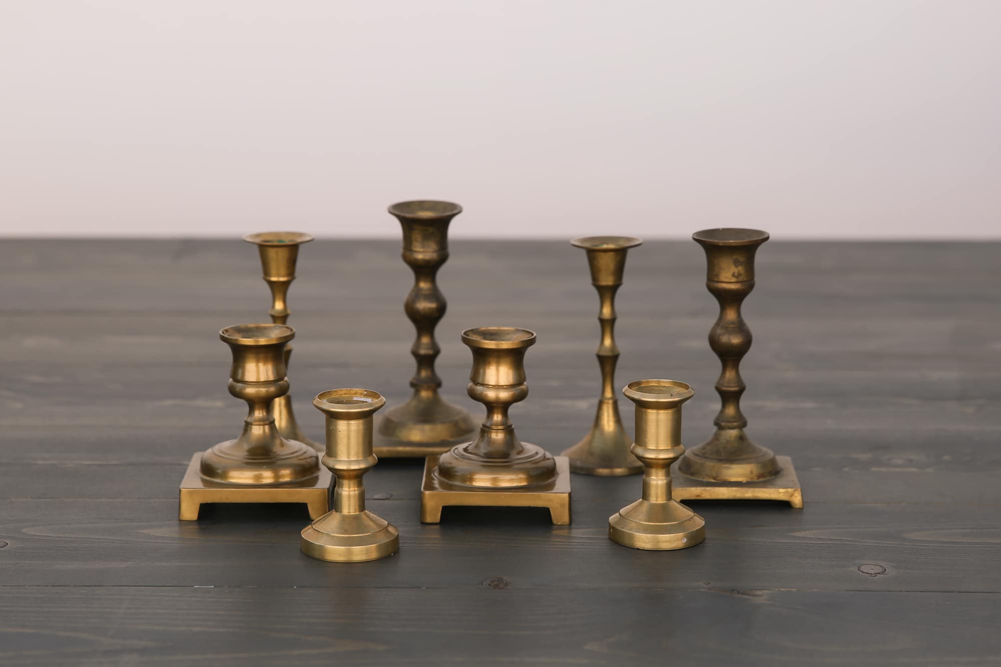 Antique Brass Candle Holders - Candles & Home Fragrances