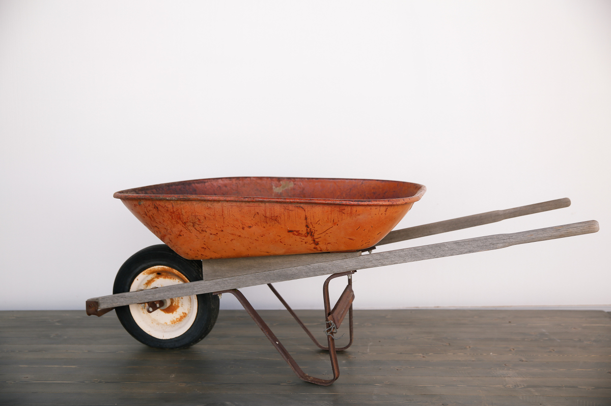 Vintage Wheelbarrow Out Of The Dust Rentals