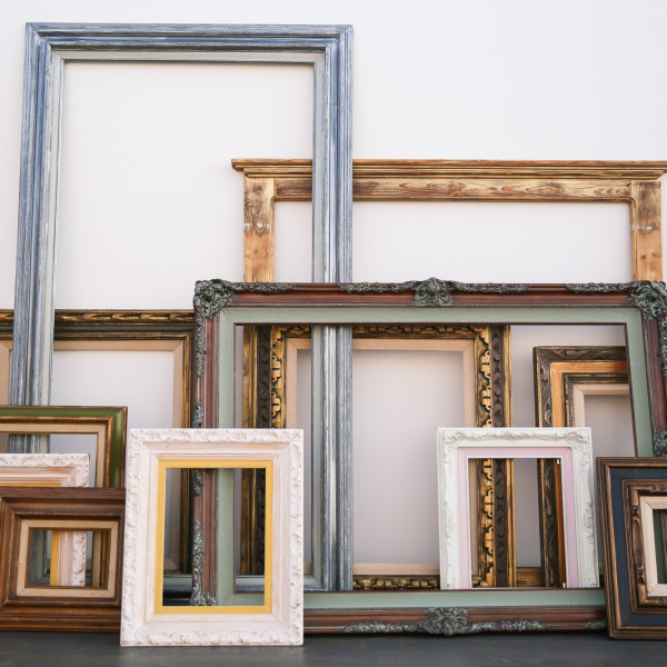 Vintage Wood Frames - Out Of The Dust Rentals